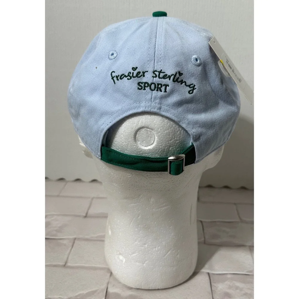 Frasier Sterling Sport Tennis‎ Club Light Blue Embroidered Baseball Cap Hat